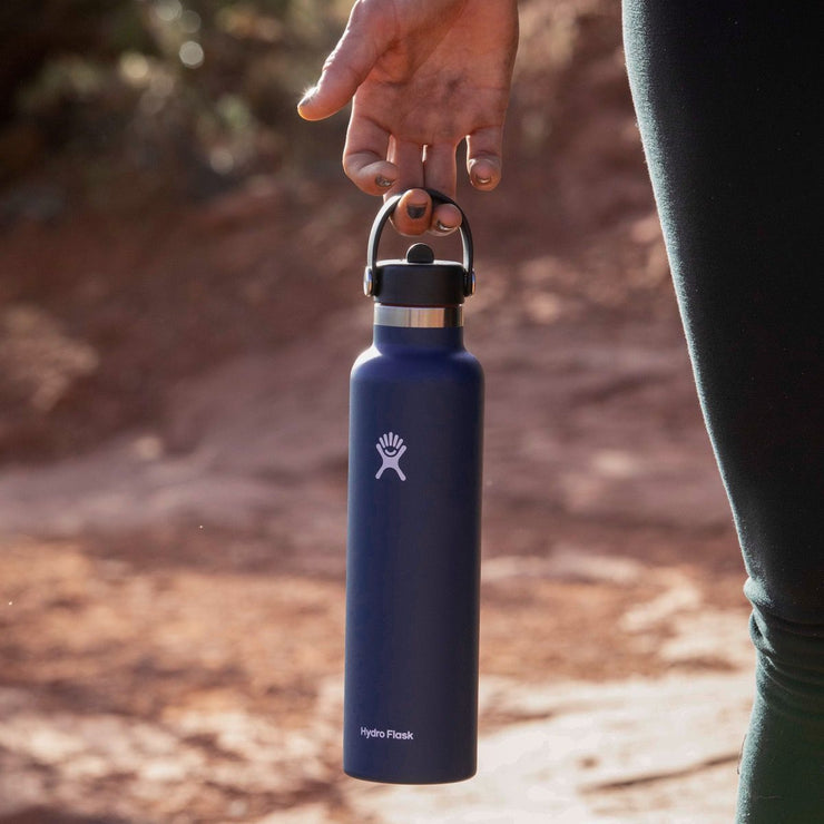 Hydro Flask Standard Mouth Water Bottle with Flex Cap Snapper 24oz/709ml 