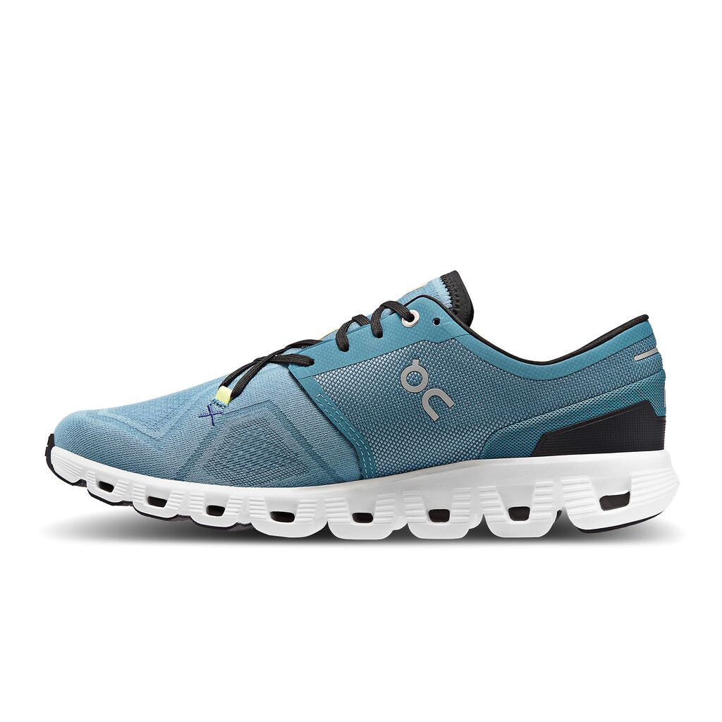 On Running Men's Cloud X 3 Shift in Pewter White  Men's Footwear