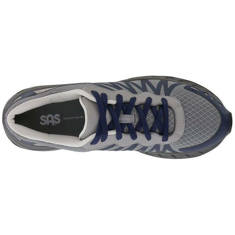 SAS Men's Pursuit Lace Up Sneaker in Gray/Navy  Men's Footwear