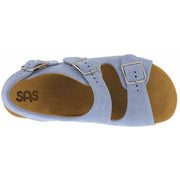 SAS Women's Relaxed Heel Strap Sandal In Sky Harbor Wide  Women's Footwear