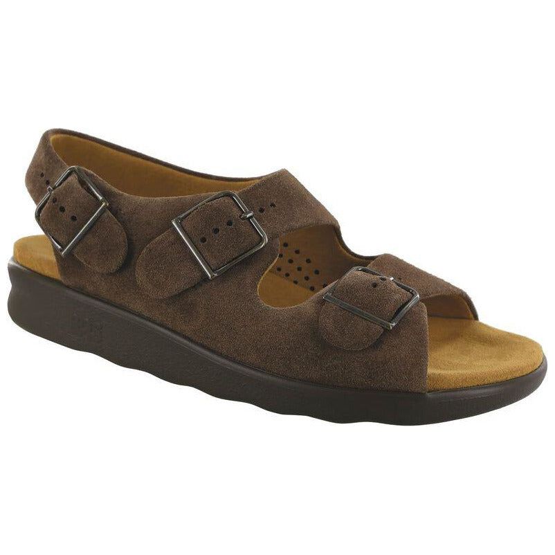 SAS Women's Relaxed Heel Strap Sandal In Teddy Wide  Women's Footwear