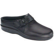 SAS Women's Clog Slip On Loafer in Black Wide  Women's Footwear