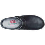 SAS Women's Clog Slip On Loafer in Black Wide