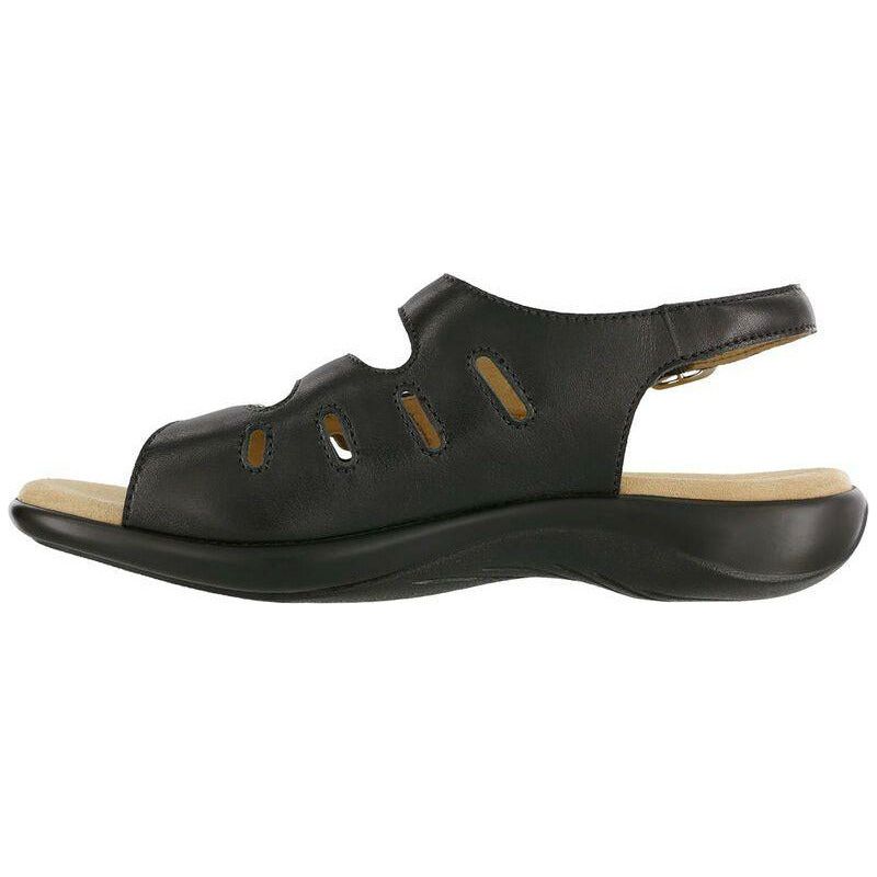 SAS Women's Mystic Slingback Sandal in Black  Women's Footwear