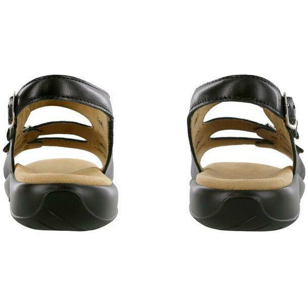 SAS Women's Mystic Slingback Sandal in Black  Women's Footwear