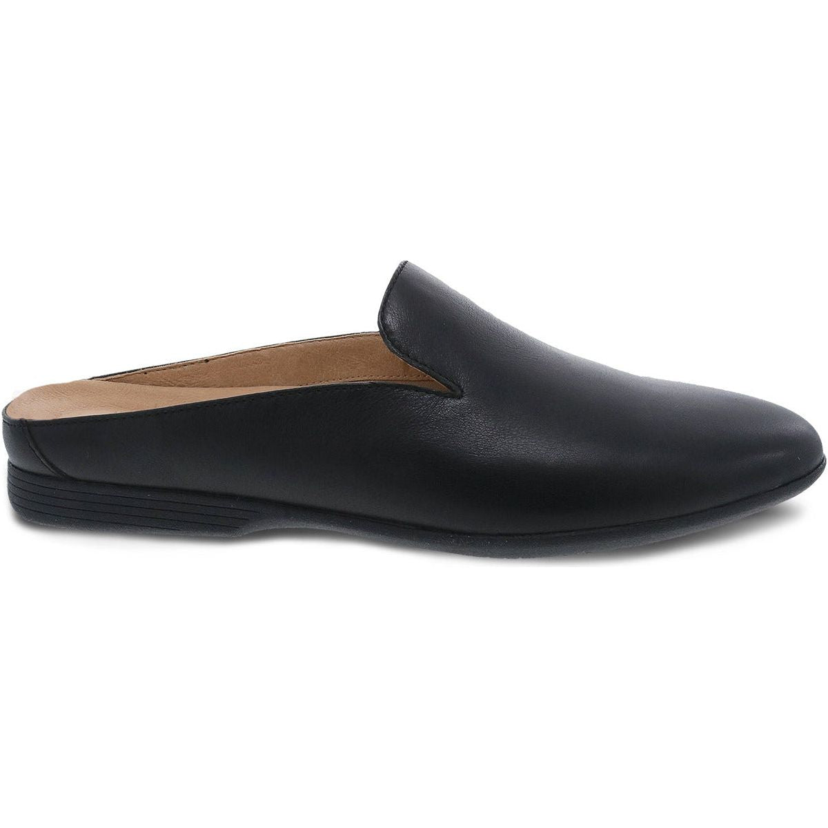 Dansko Women's Lexie in Black Milled Nappa  Women's Footwear