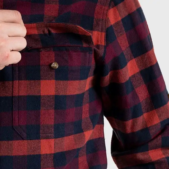 Fjallraven Men's Skog Shirt In True Red  Men's Apparel