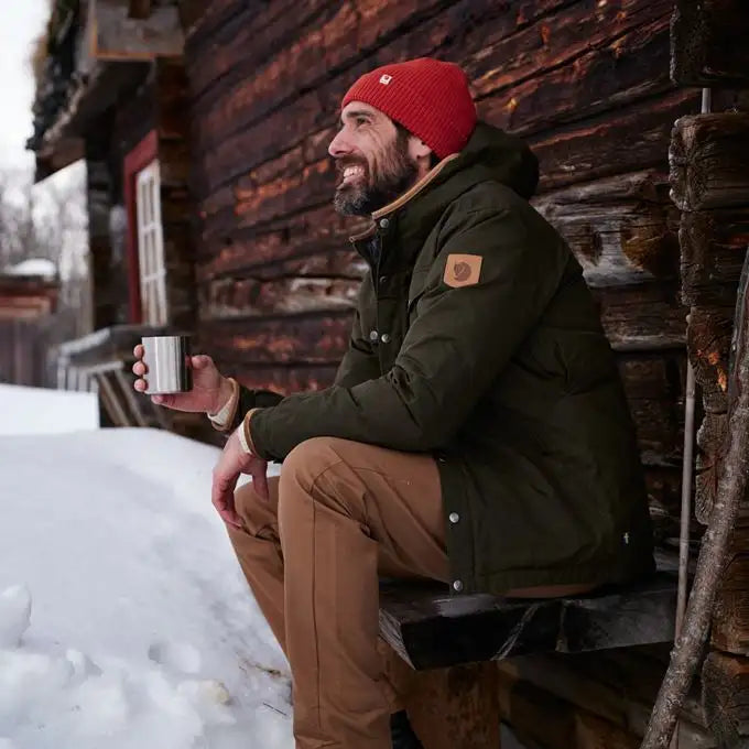 Fjallraven Tab Hat in Cabin Red  Accessories