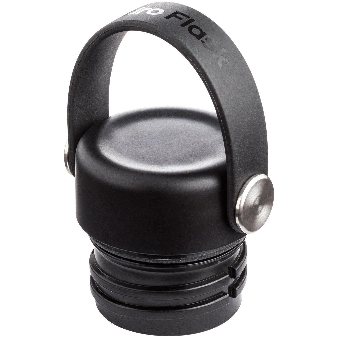 HYDRO FLASK STANDARD MOUTH FLEX CAP IN BLACK  Accessories