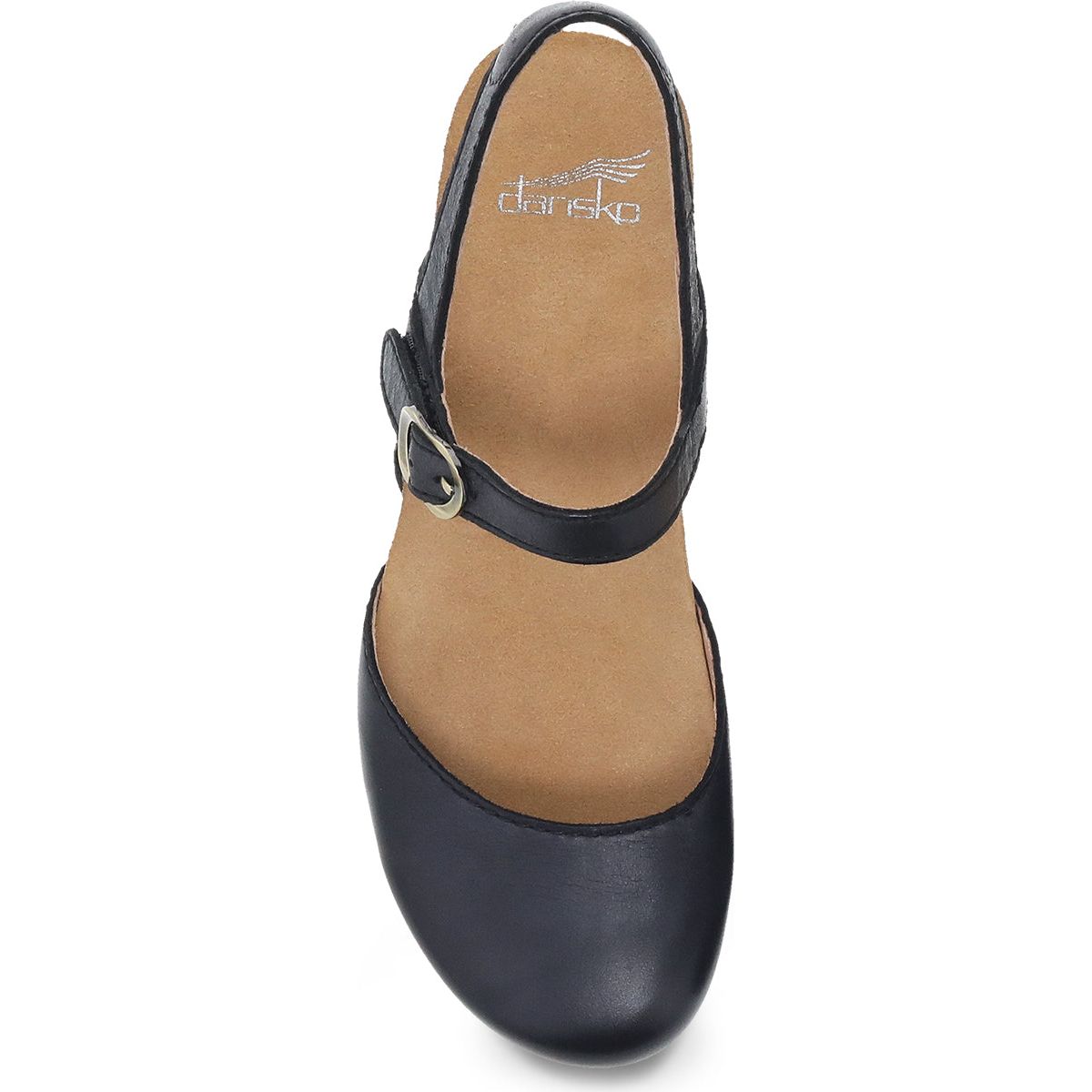 Dansko Women's Tiffani in Black Milled Burnished  Women's Footwear