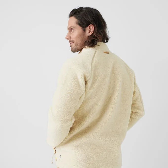 Fjallraven Men's Vardag Pile Fleece in Navy-Autumn Leaf  Men's Apparel