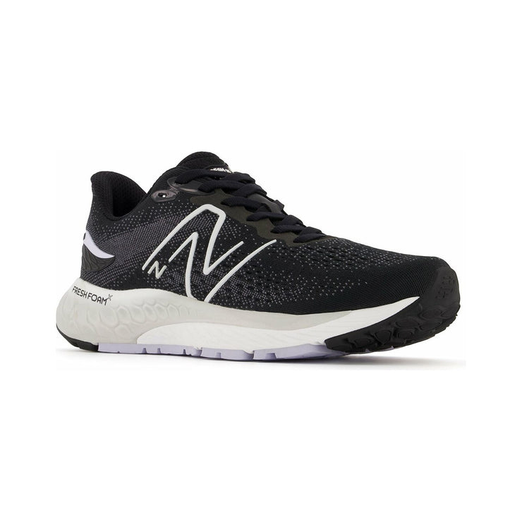 New Balance Womens Fresh Foam X 880v12 in Black with Violet Haze and Steel