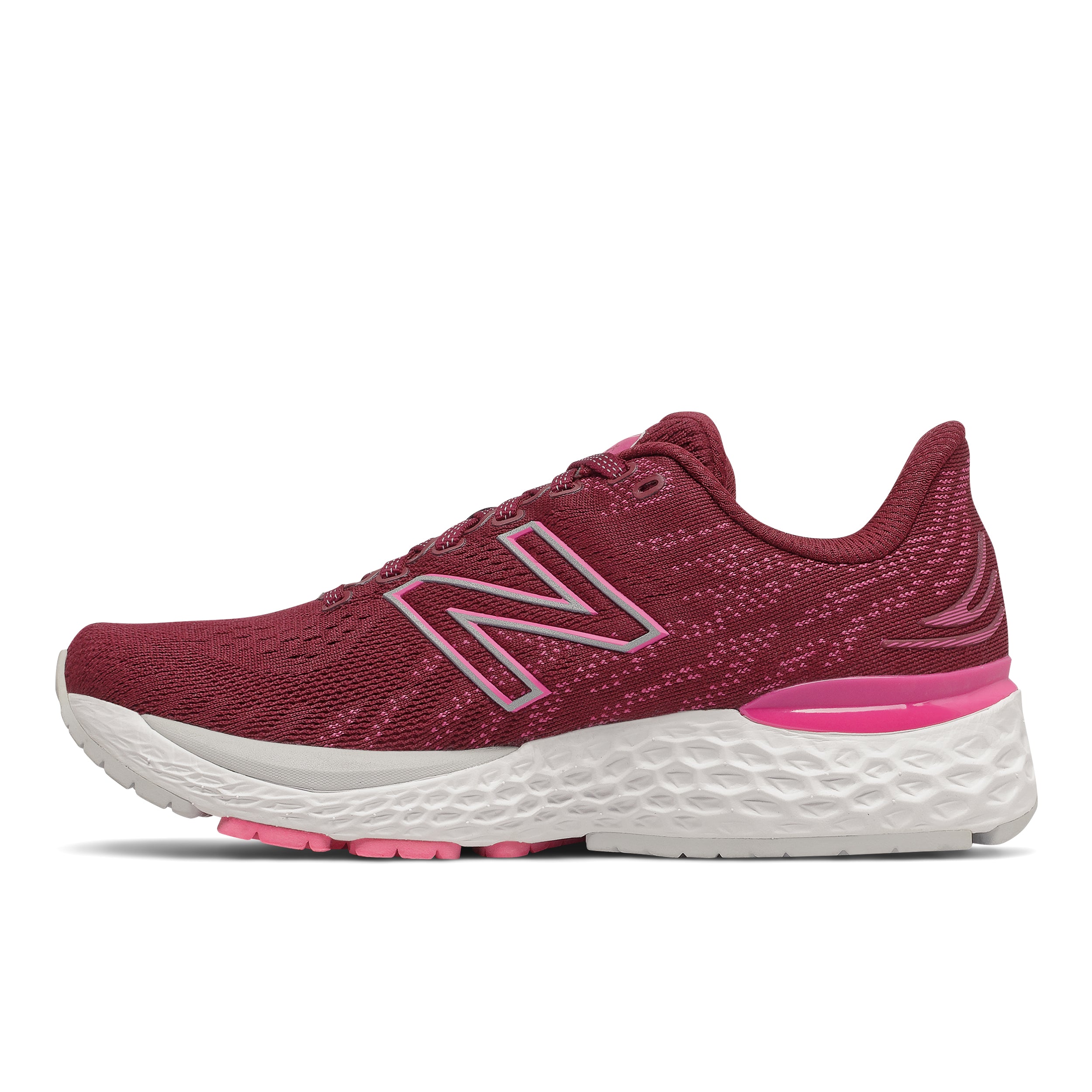 New Balance Women's Fresh Foam 880V11 in Garnet with Pink Glo  Women's Footwear