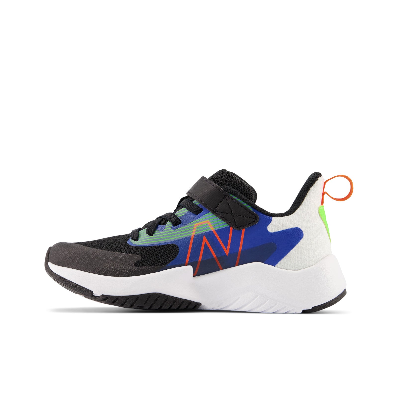 New Balance Kids' Rave Run V2 in Black With Cobalt & White  Kid